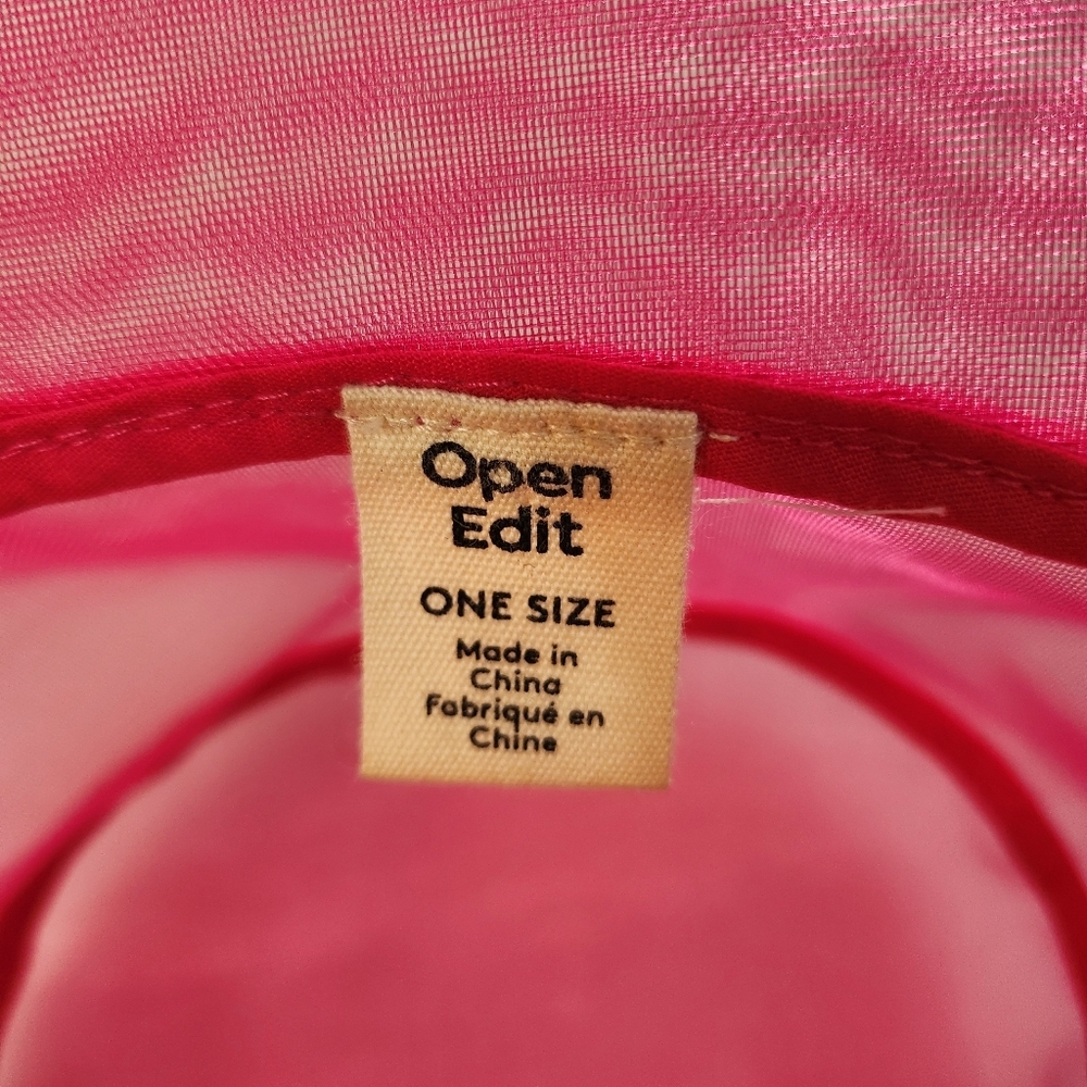 Pink Mesh Bucket Hat - Picture 2 of 4